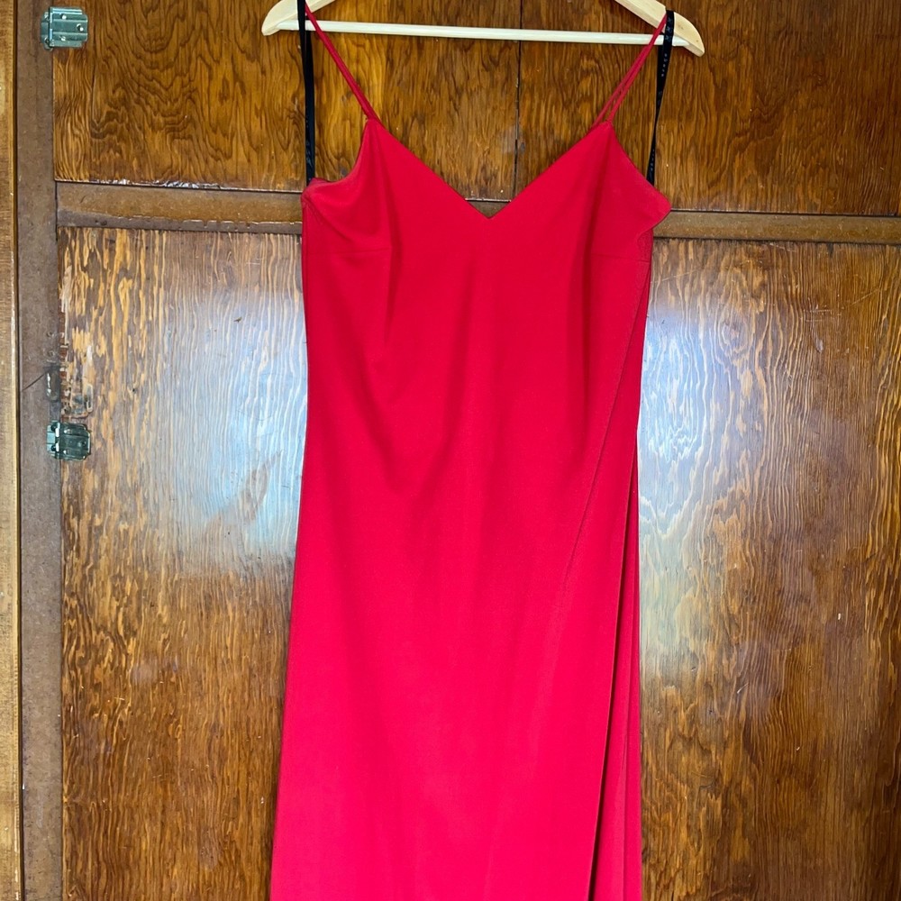 Scene Red Long Maxi Prom Homecoming Formal Dress with Train Women's 11/12